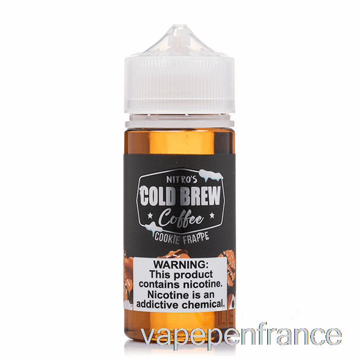 Cookie Frappe - Infusion Froide Nitros - Stylo Vape 100 Ml 0 Mg